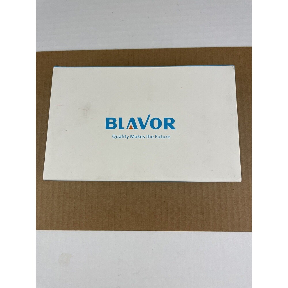 BLAVOR Solar Power Bank Qi Portable Charger 10000mah External Battery Open Box